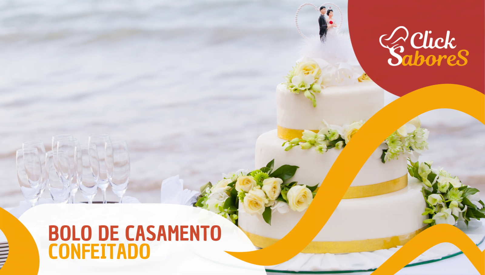 receita de bolo de casamento confeitado