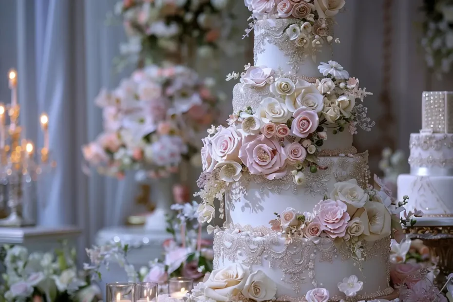 Receita de Bolo de Casamento Glamuroso