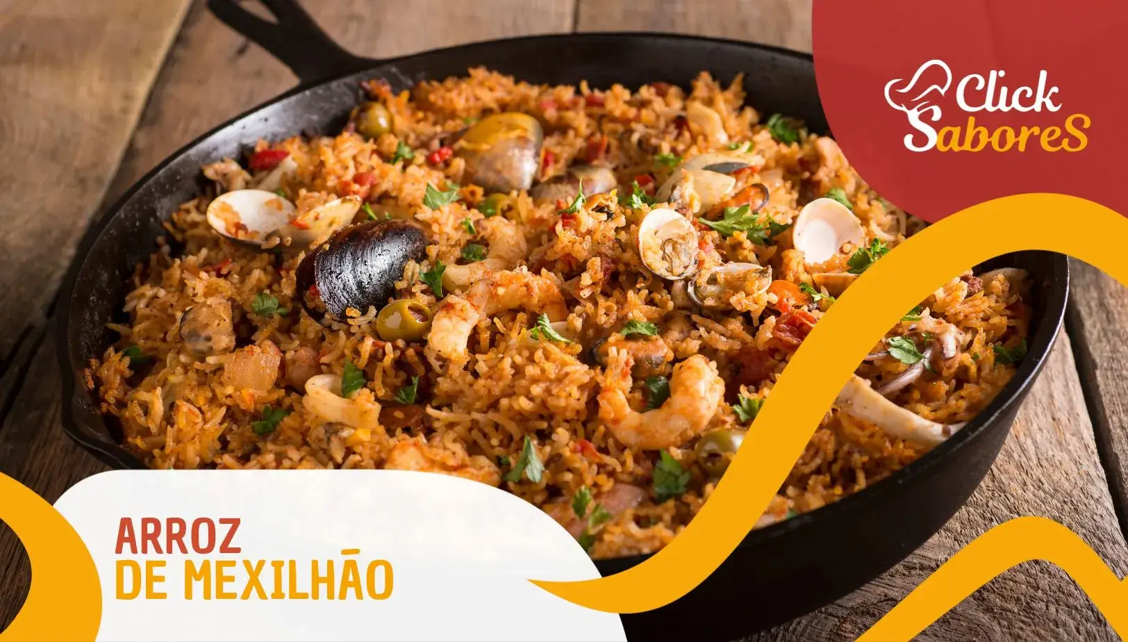 Receita de Arroz de Mexilhão