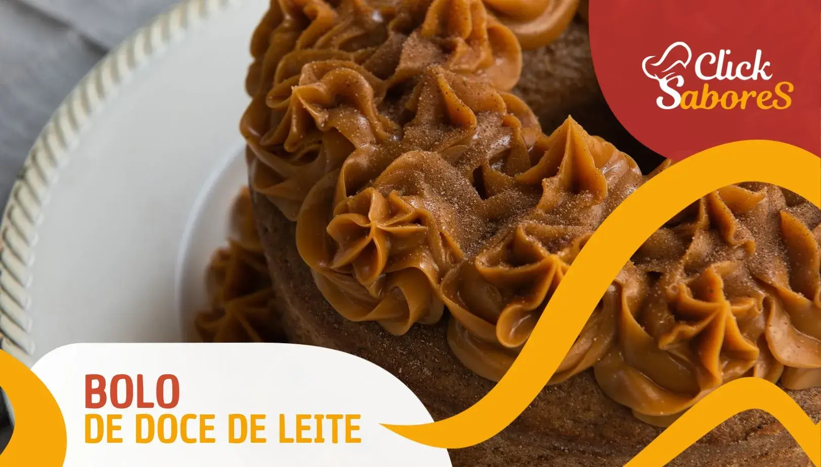 Receita de Bolo de Doce de Leite