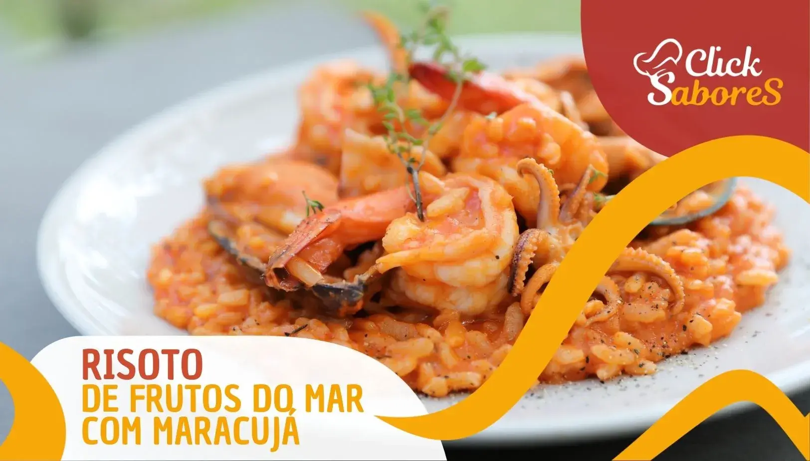 Receita de Risoto de Frutos do Mar com Maracujá