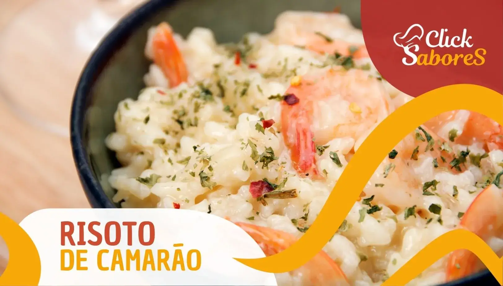 Receita de Risoto de Camarão