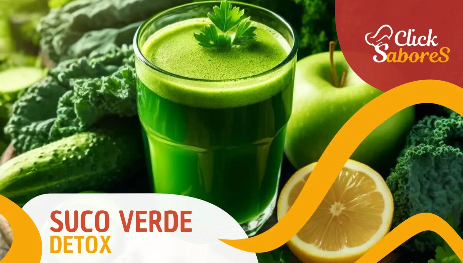 Receita de Suco Verde Detox Antioxidante