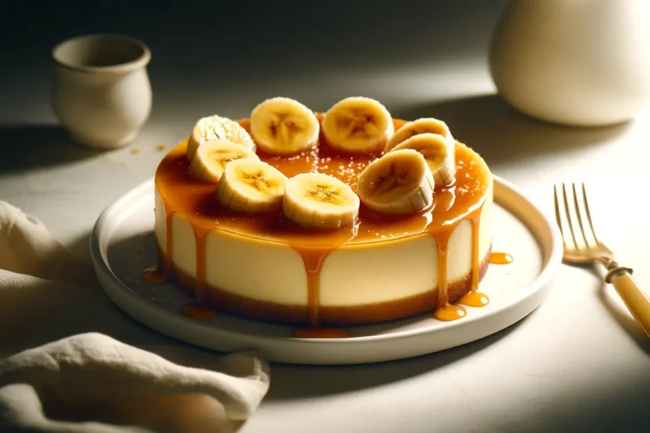 Receita de Cheesecake de Banana