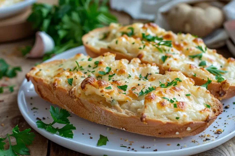 Receita de Pão de Alho Cremoso