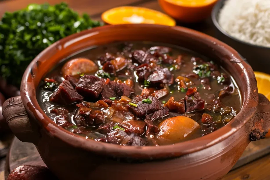 Receita de Feijoada com Carne Seca, Paio e Bacon