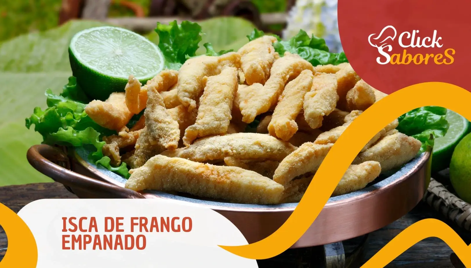 Isca de Frango Empanado