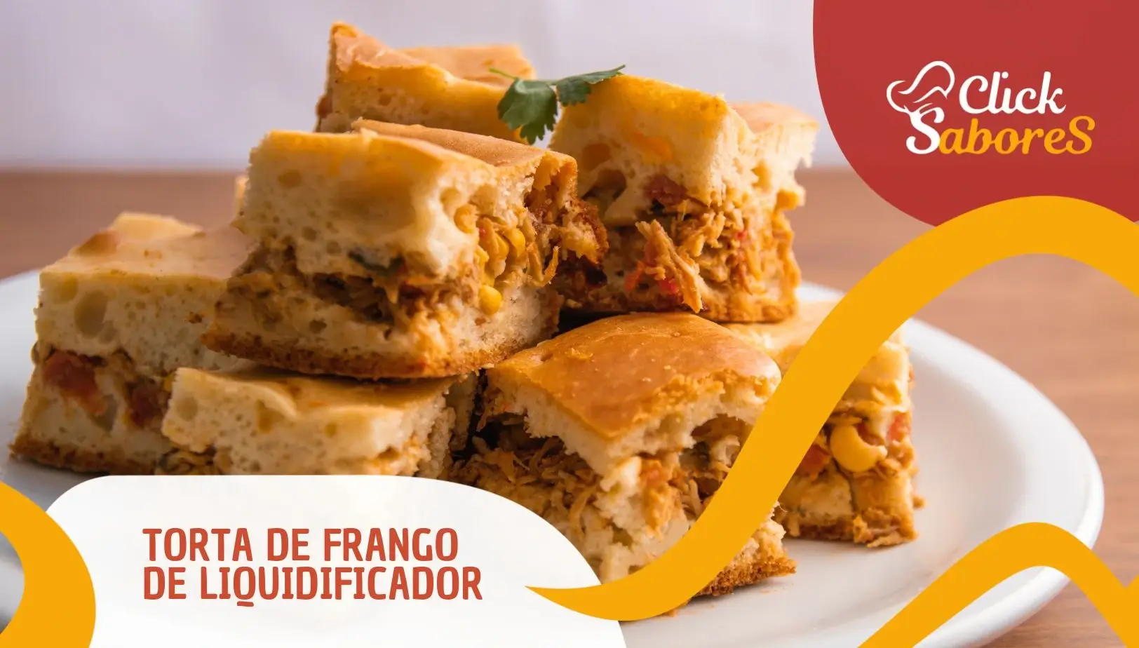 Torta de Frango de Liquidificador