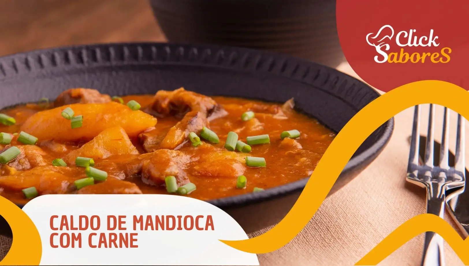 Caldo de Mandioca com Carne
