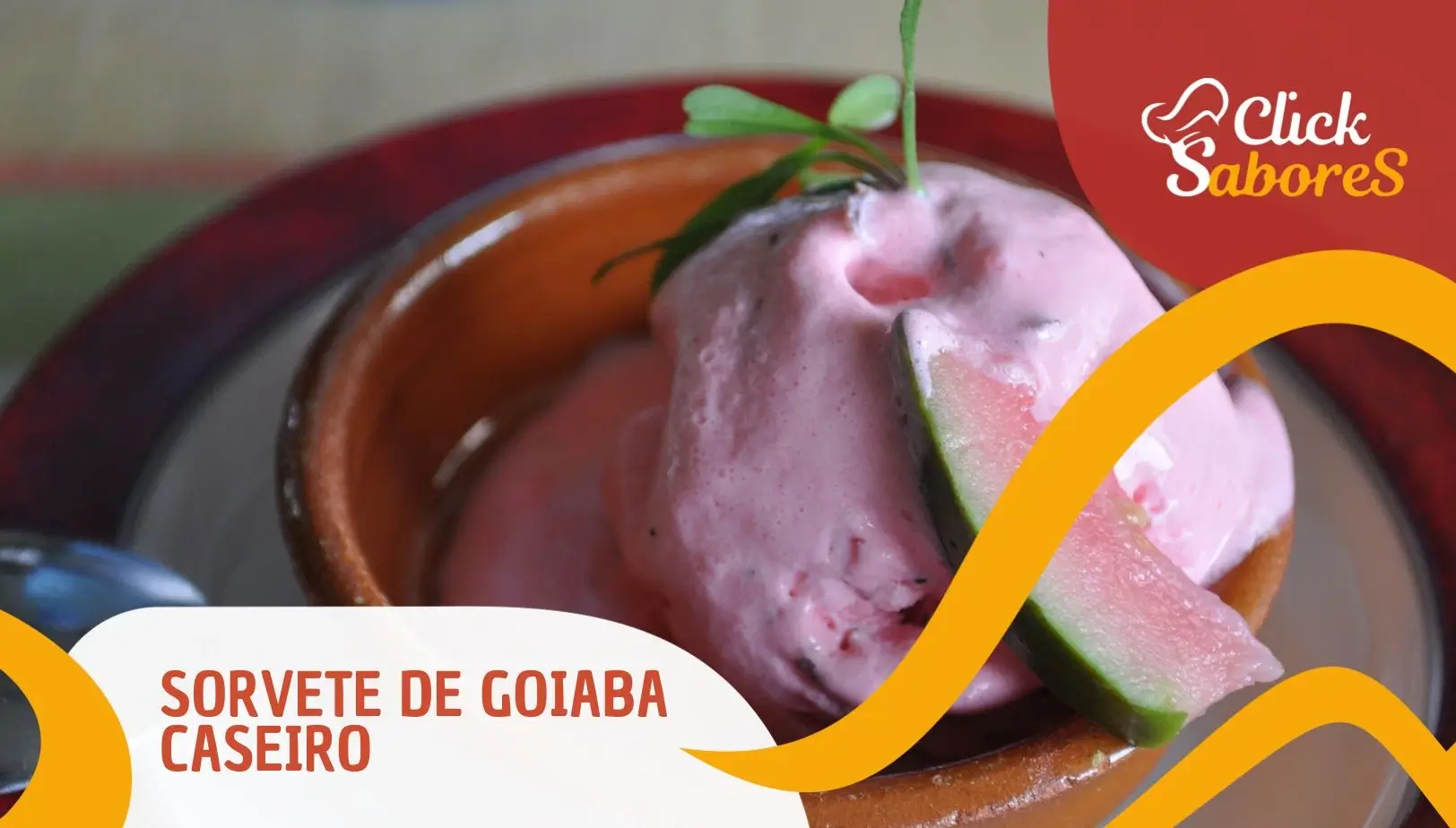 Sorvete de Goiaba Caseiro