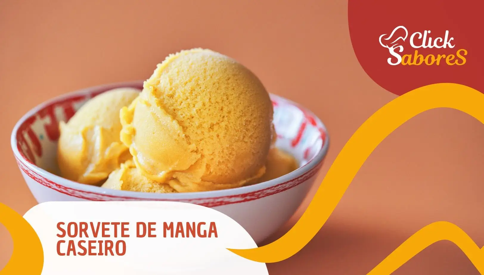 Sorvete de Manga Caseiro