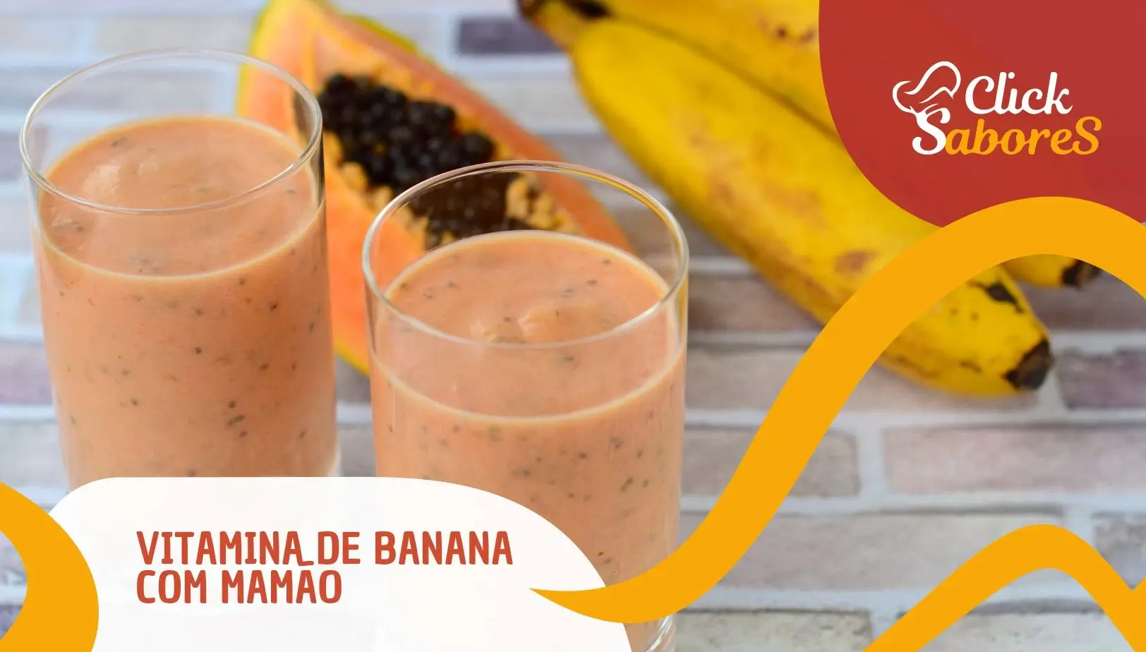 Vitamina de Banana com Mamão