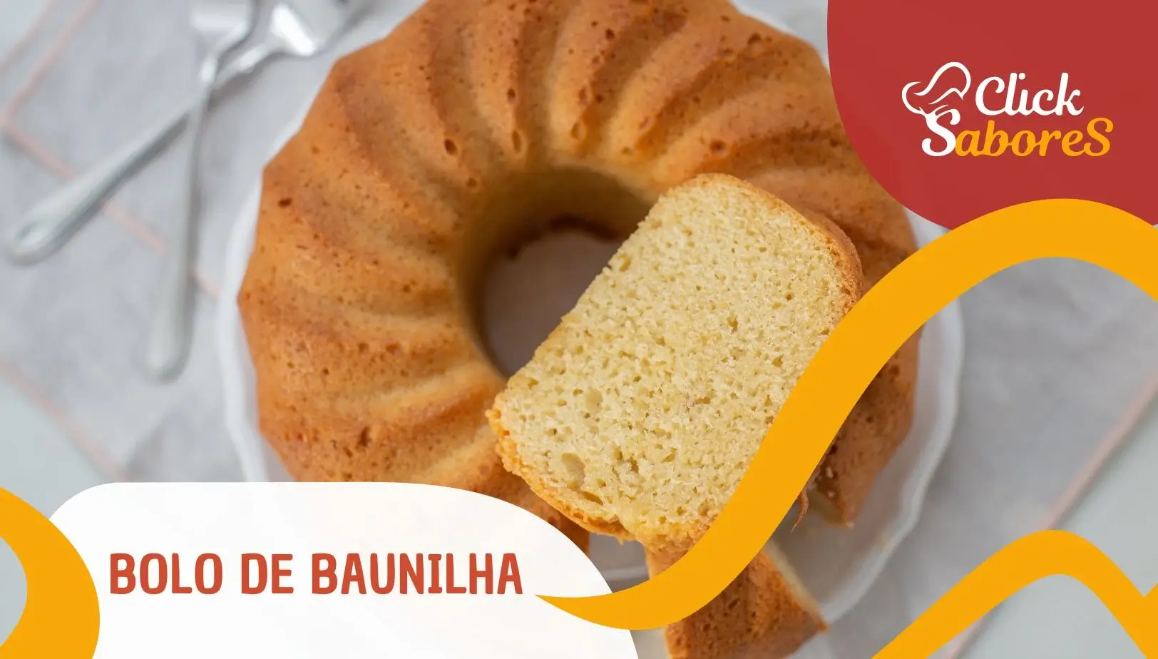 Bolo de Baunilha