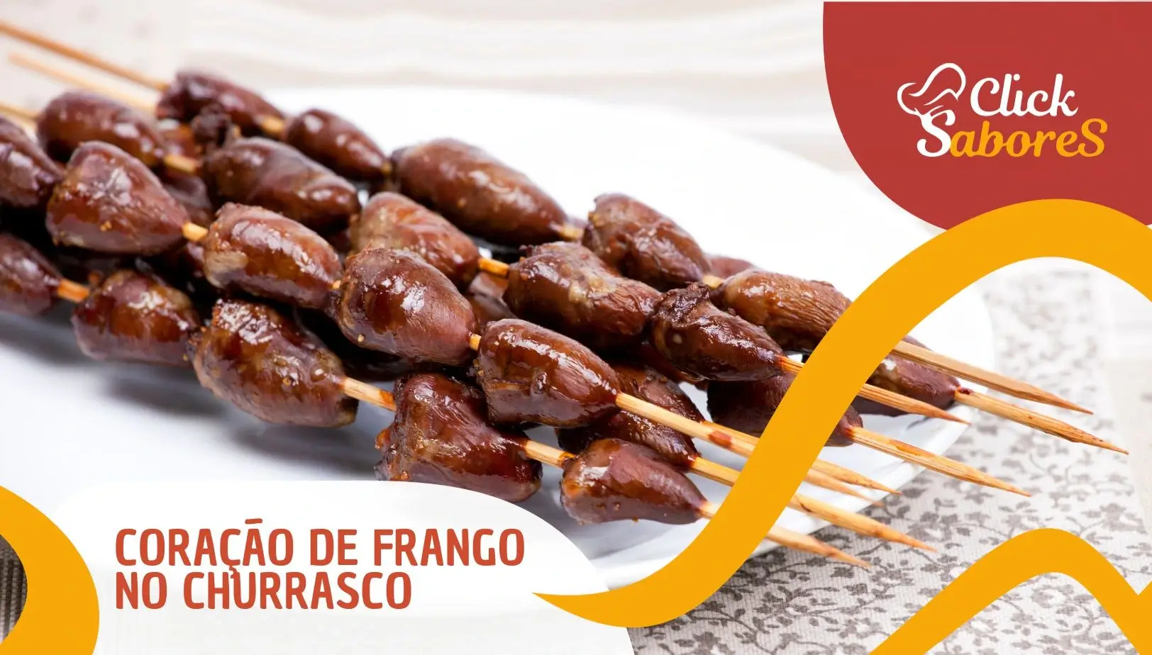 Coração de Frango no Churrasco