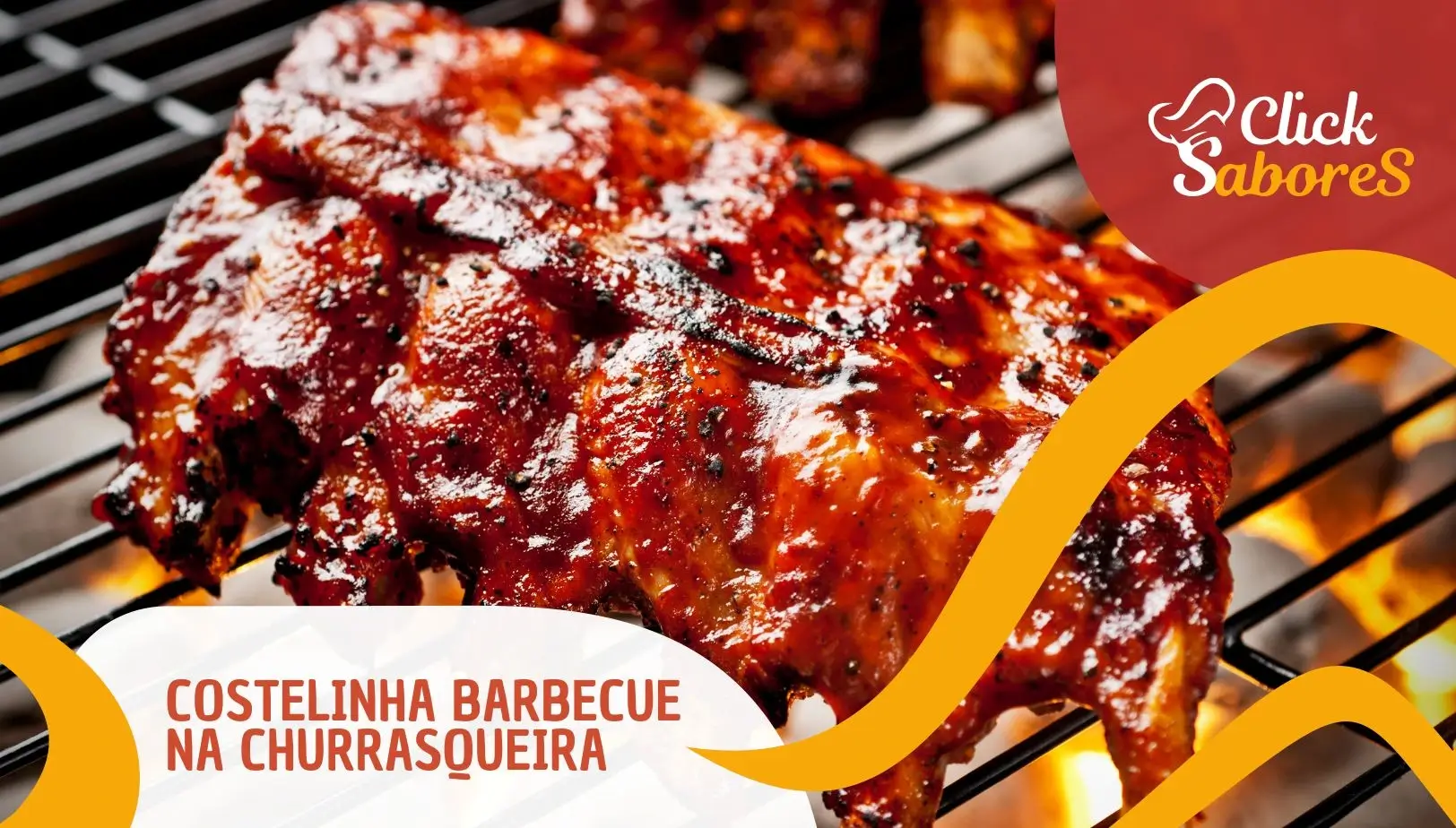 Costelinha Barbecue na Churrasqueira