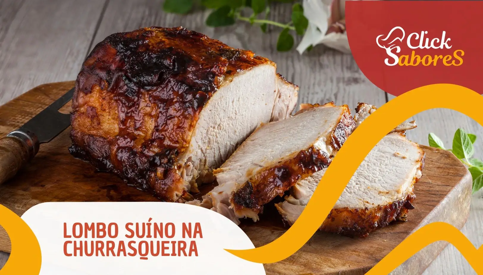 Lombo Suíno na Churrasqueira