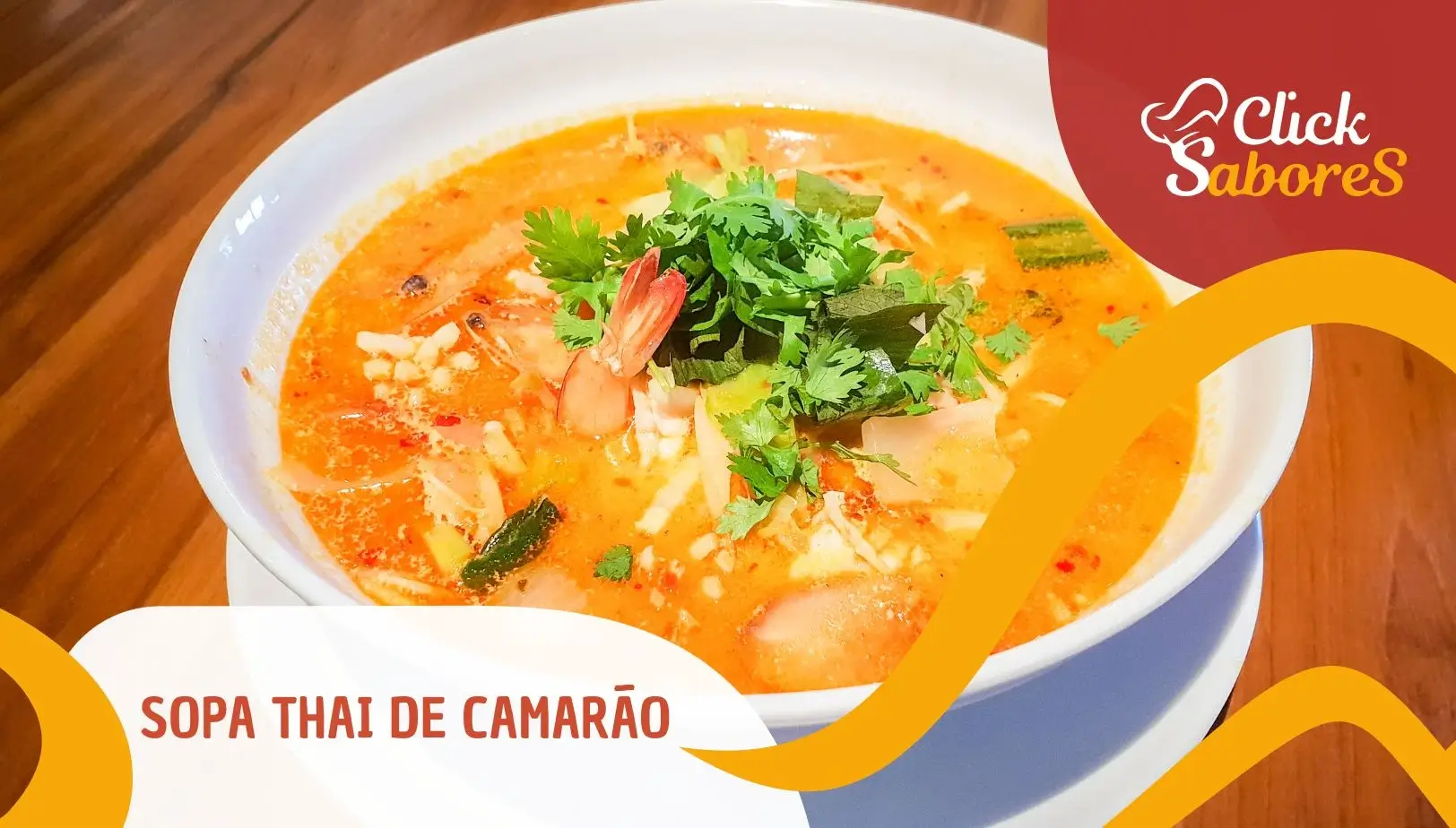 Sopa Thai de Camarão