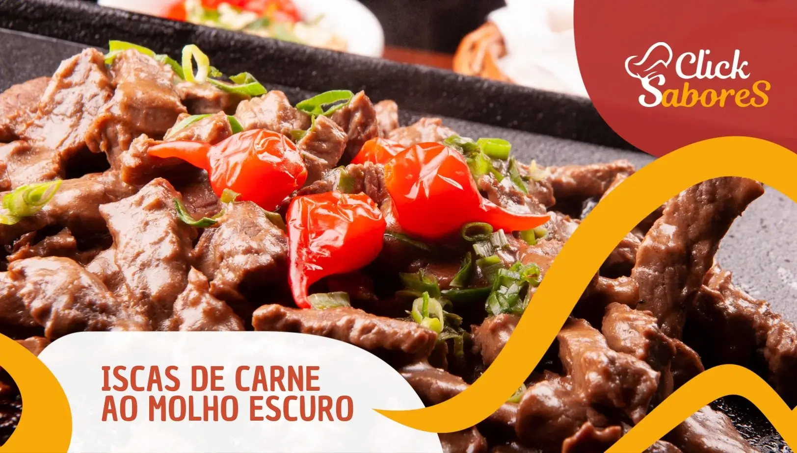 Iscas de Carne ao Molho Escuro