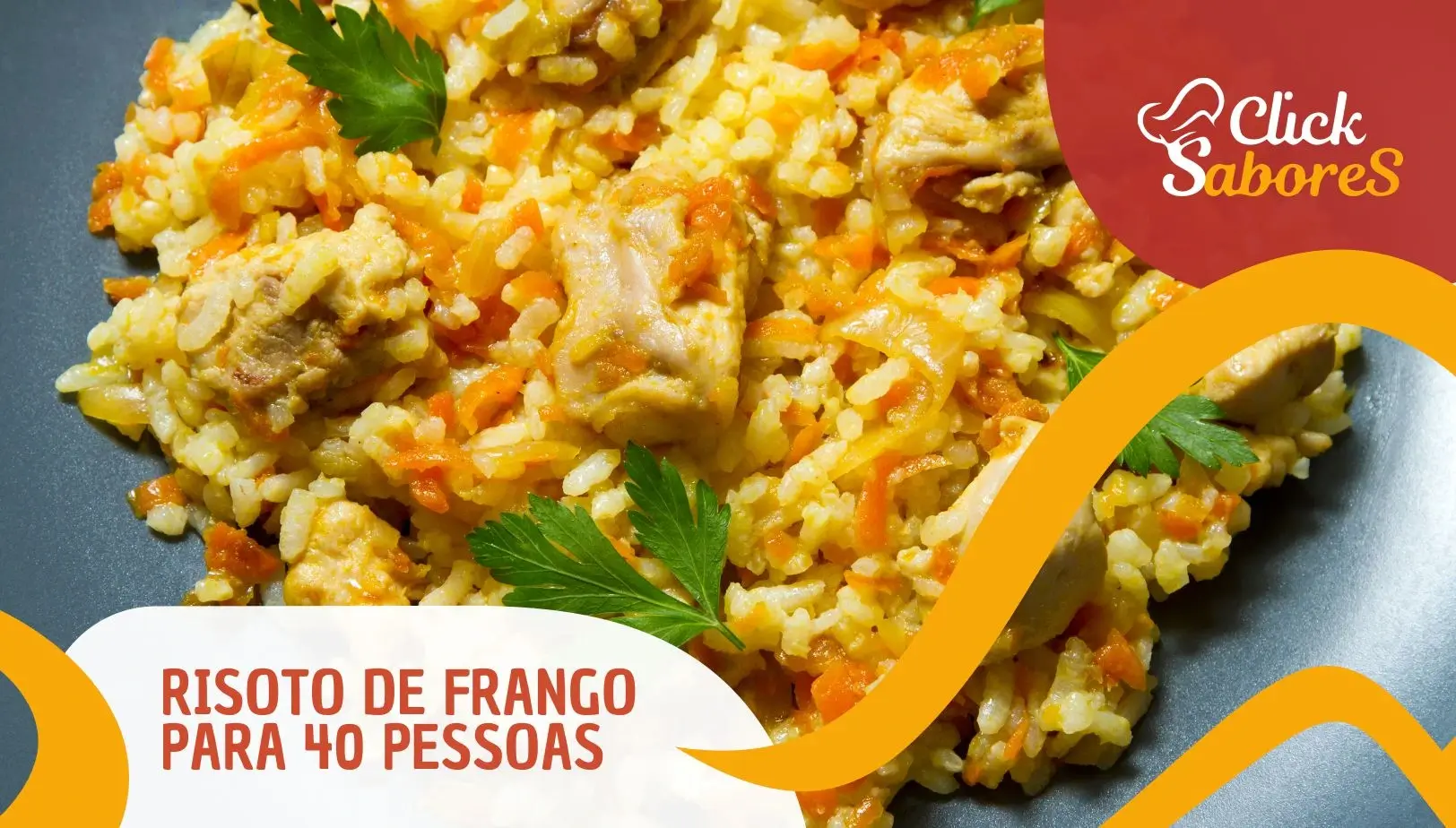 Risoto de Frango Para 40 Pessoas