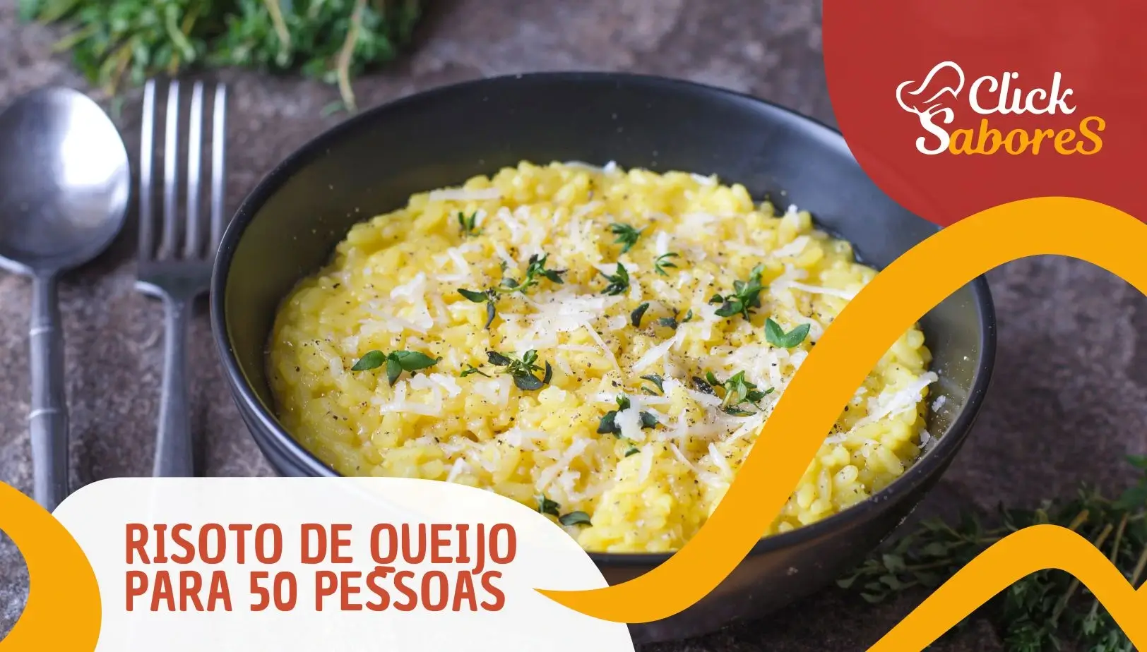 Risoto de Queijo Para 50 Pessoas