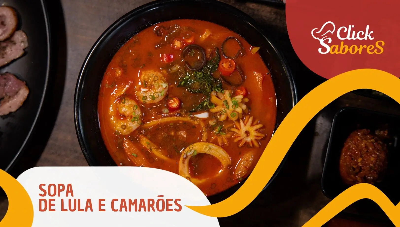 Sopa de Lula e Camarões