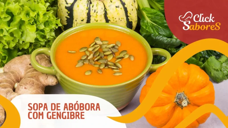 Sopa de Abóbora com Gengibre