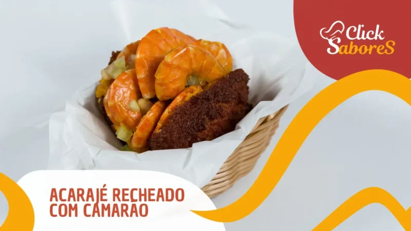 Acarajé Recheado com Camarão