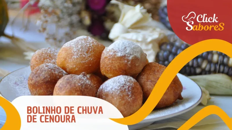 Bolinho de Chuva de Cenoura