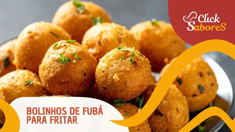 Bolinhos de Fubá para Fritar