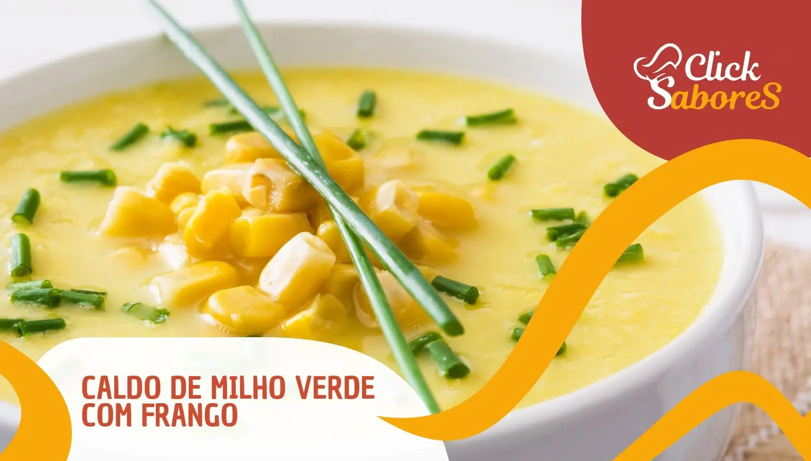Caldo de Milho Verde com Frango