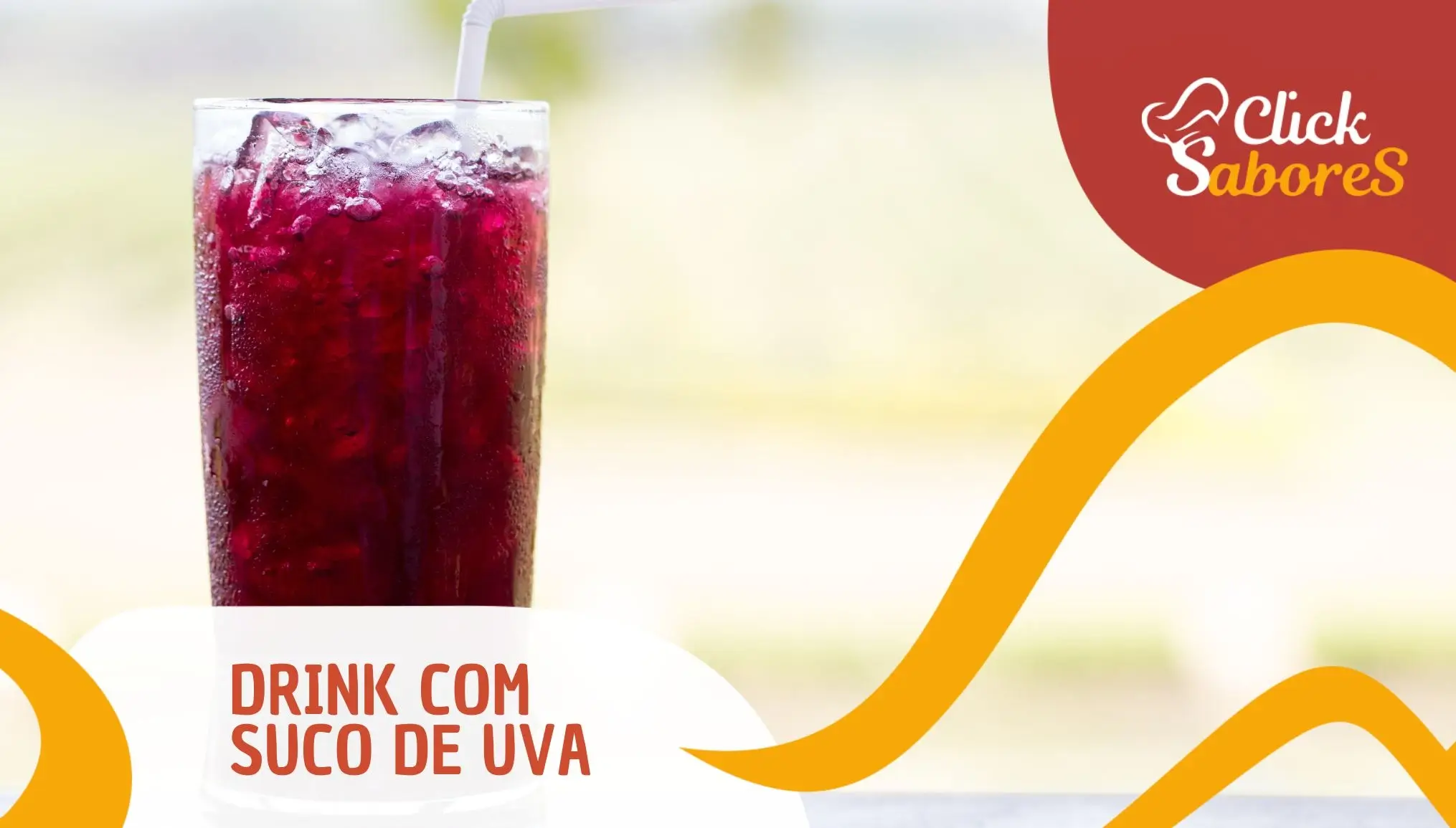 Drink com Suco de Uva