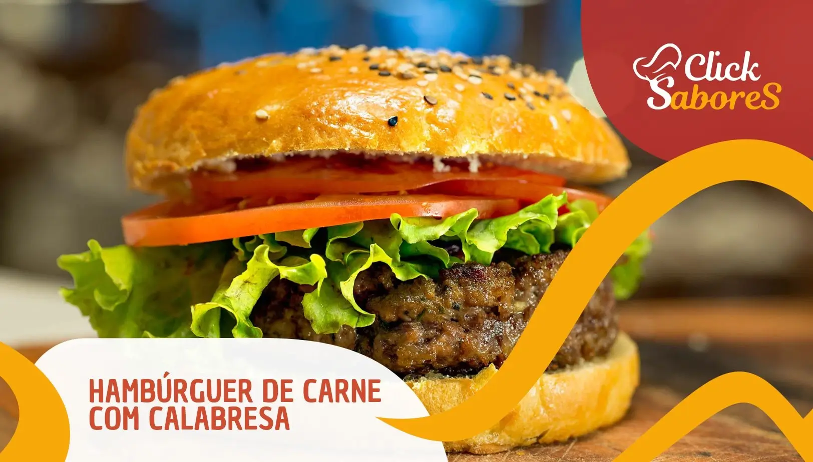 Hambúrguer de Carne com Calabresa