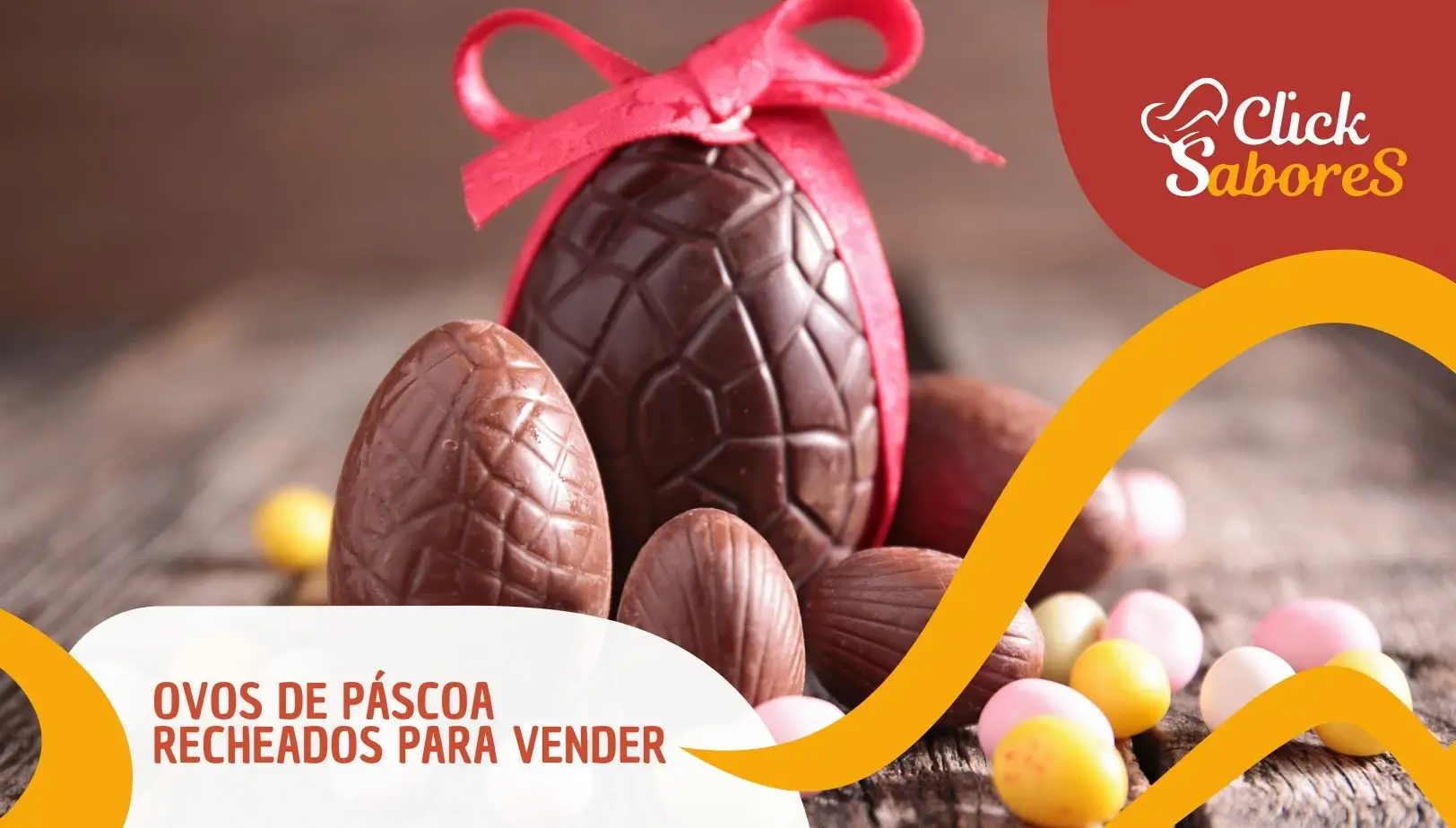 Ovos de Páscoa Recheados para Vender