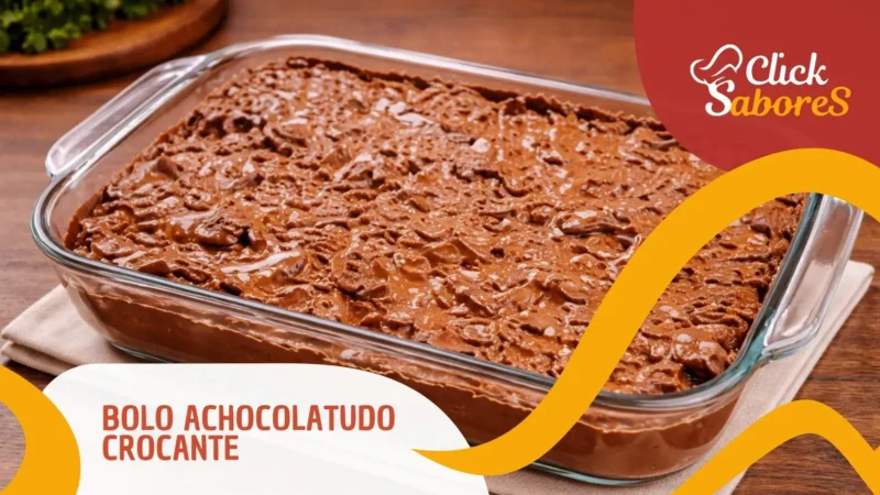 Bolo Achocolatudo Crocante