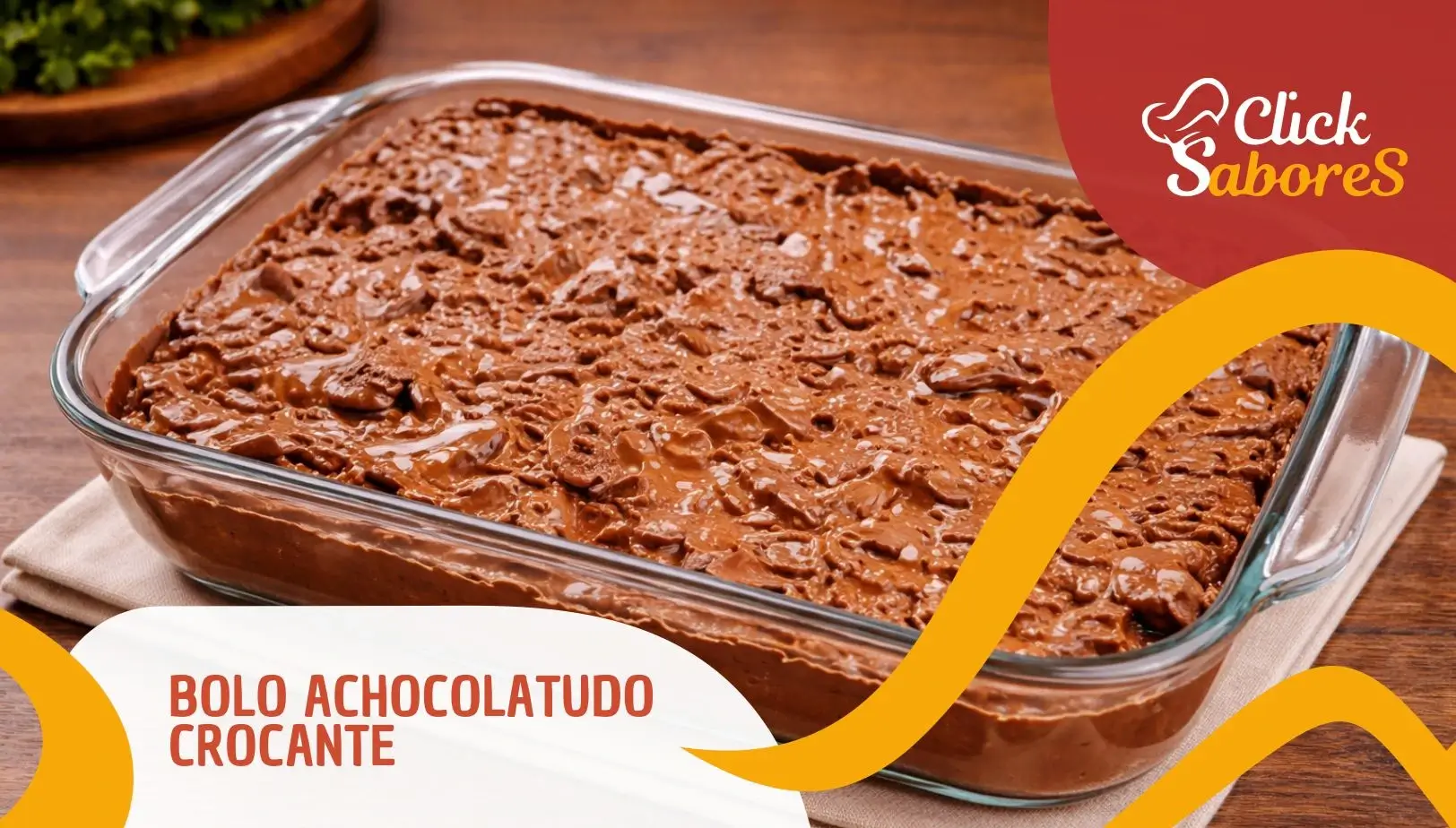 Bolo Achocolatudo Crocante