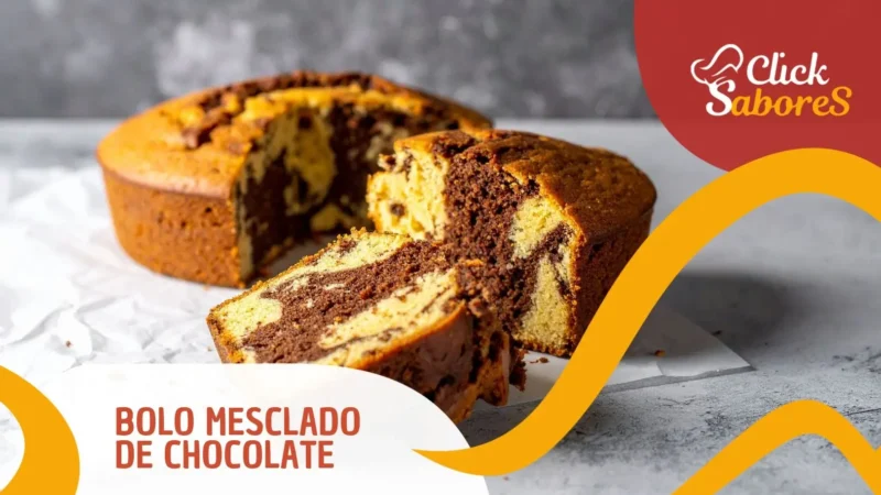 Bolo Mesclado de Chocolate