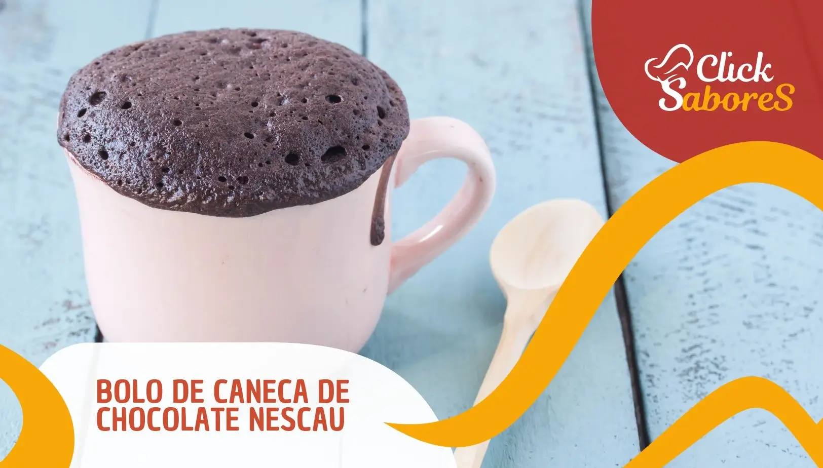 Bolo de Caneca de Chocolate Nescau