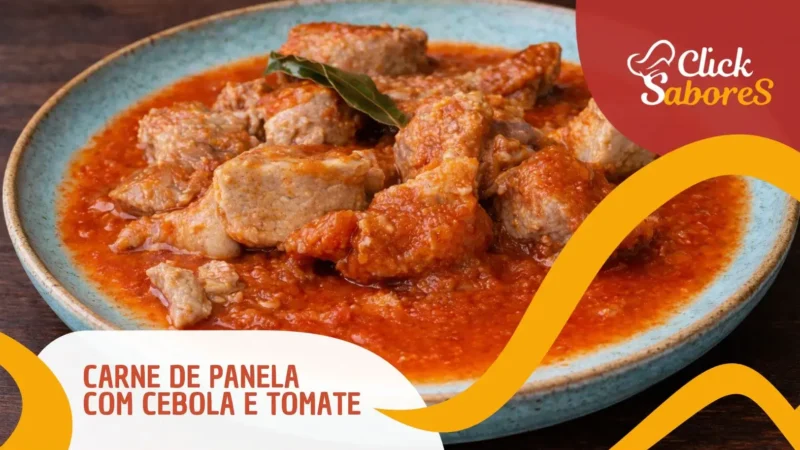 Carne de Panela com Cebola e Tomate