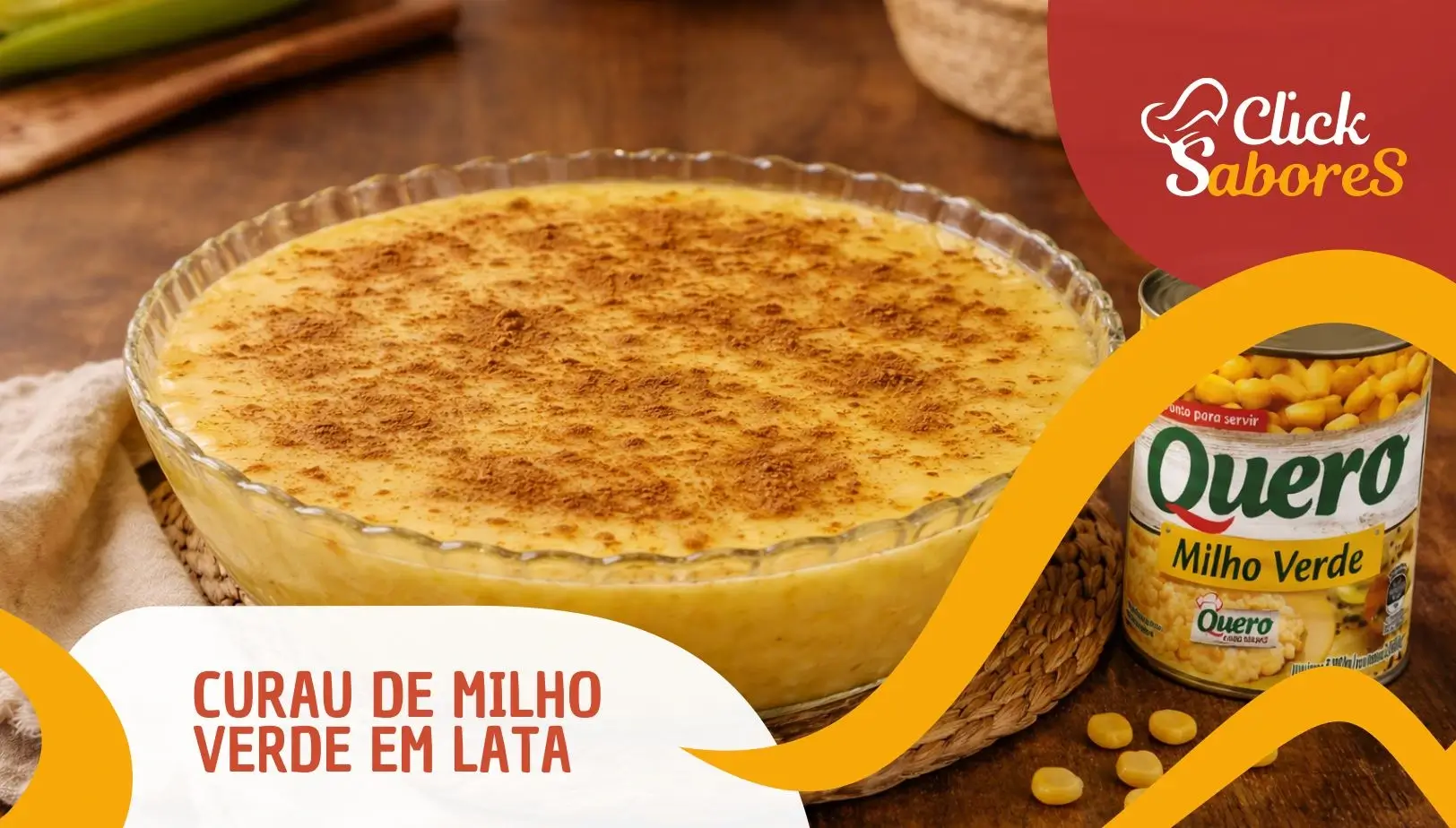 Curau de Milho Verde em Lata