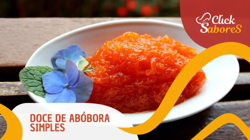 Doce de Abóbora Simples
