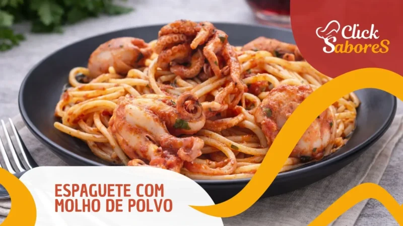 Espaguete com Molho de Polvo