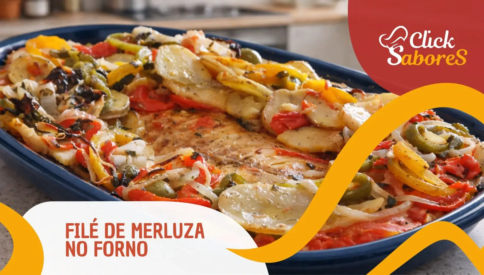 Filé de Merluza no Forno