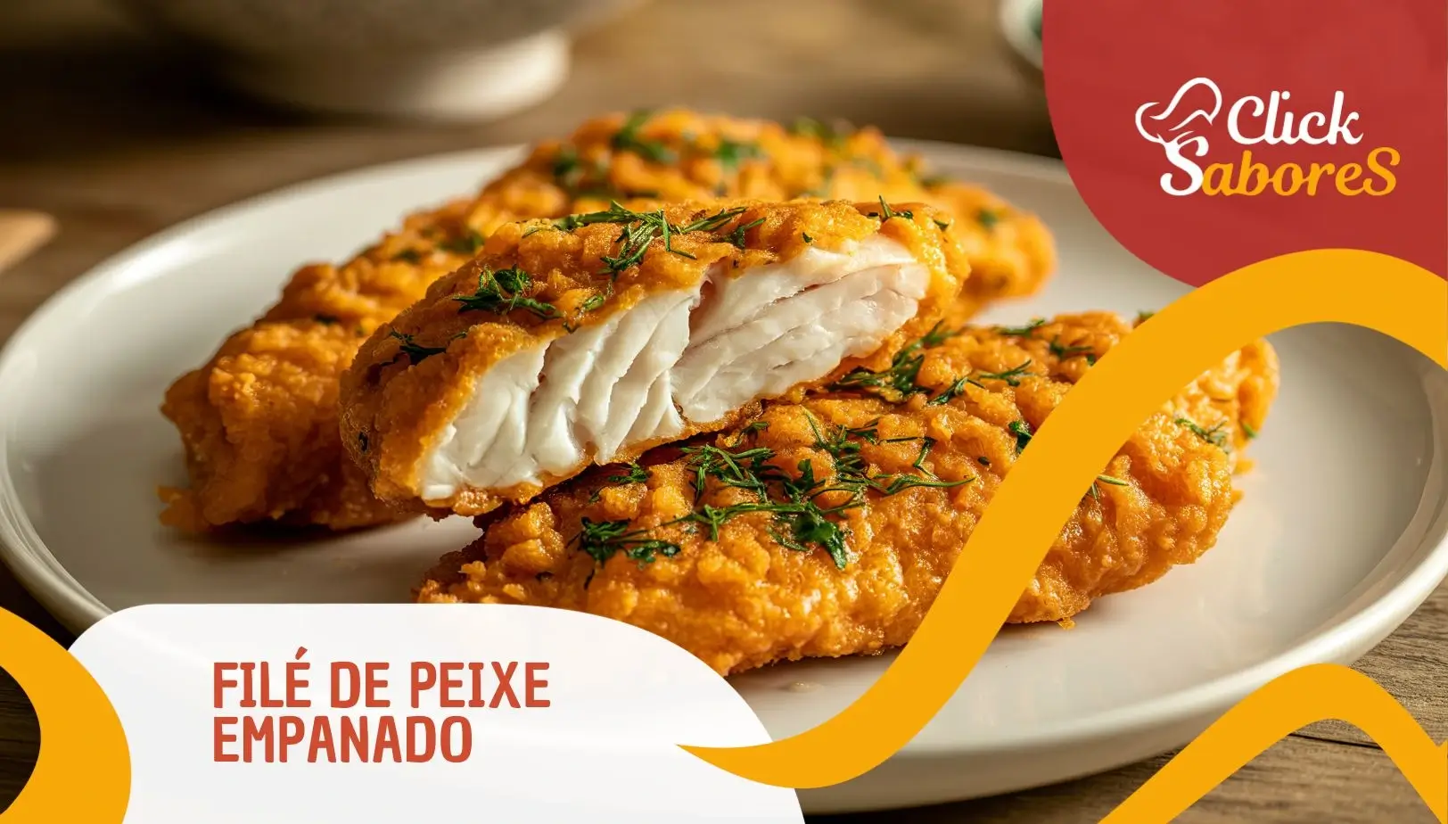Filé de Peixe Empanado