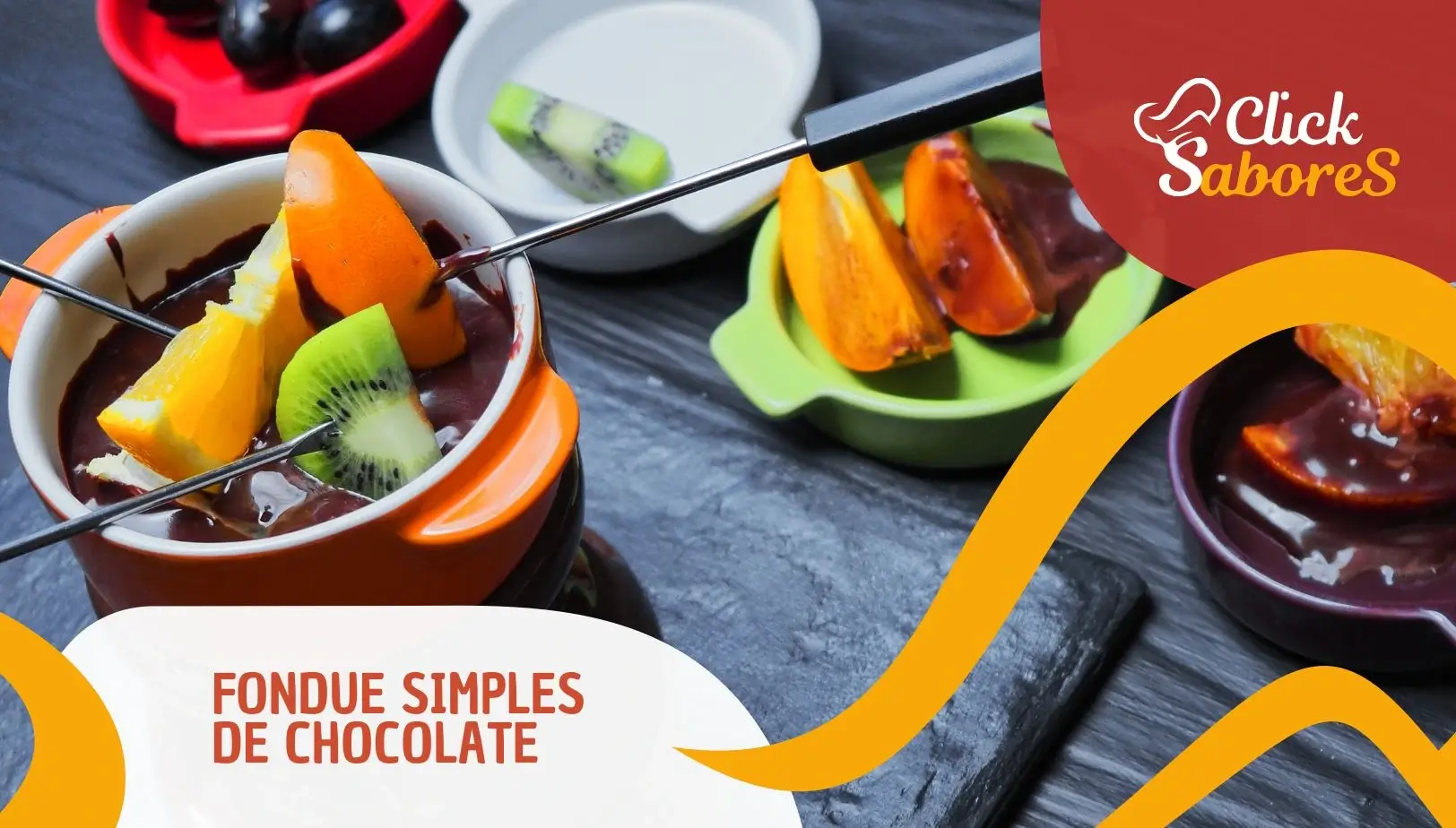 Fondue Simples de Chocolate