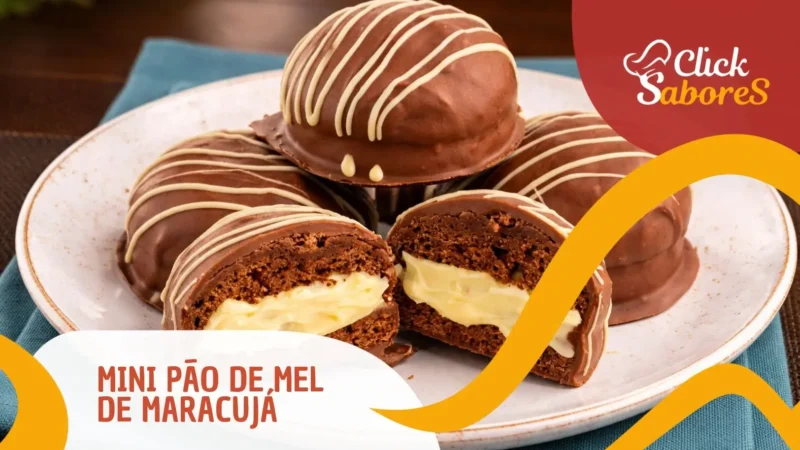 Mini Pão de Mel de Maracujá