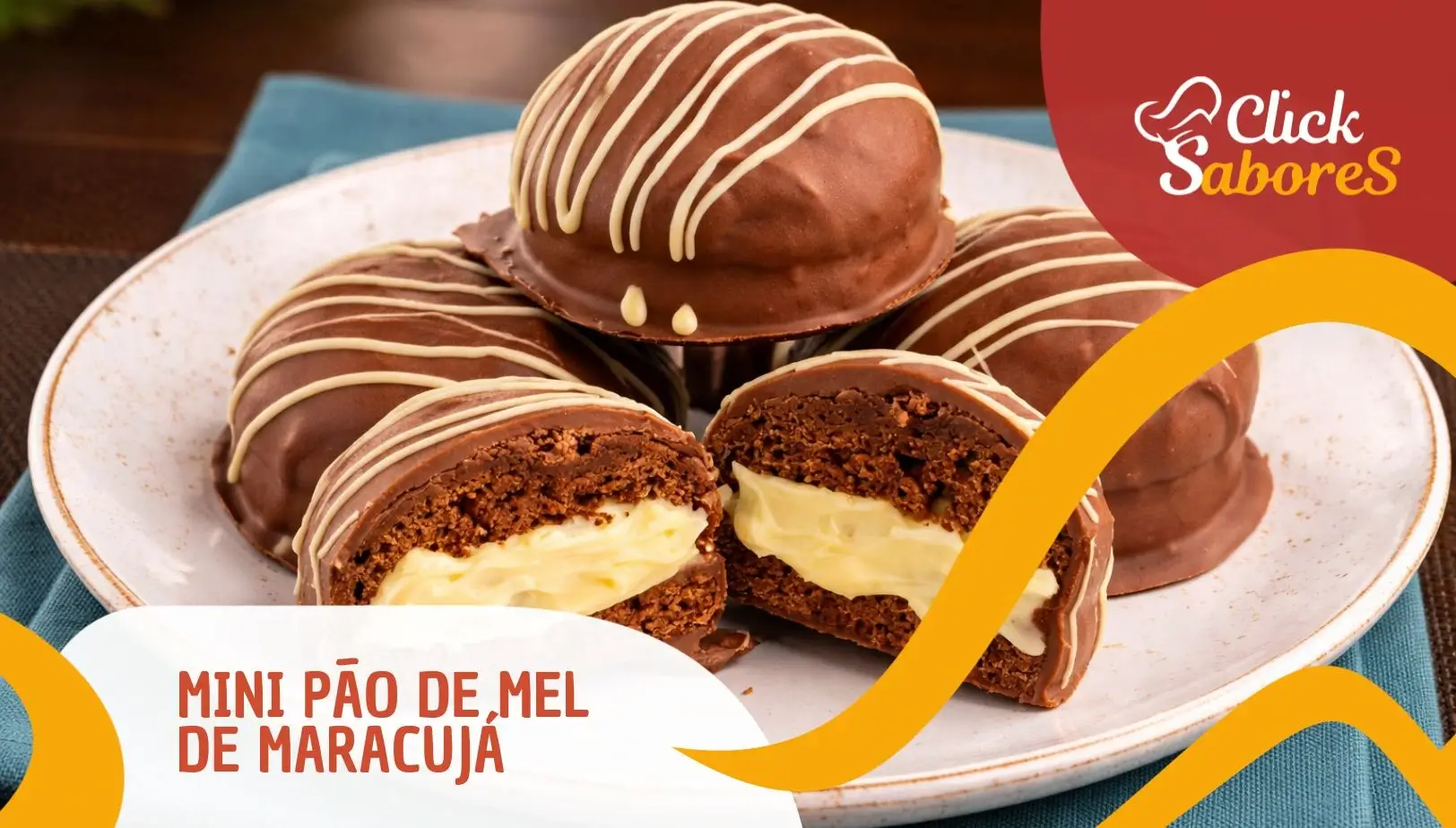 Mini Pão de Mel de Maracujá