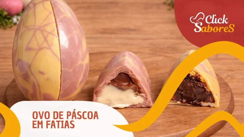 Ovo de Páscoa em Fatias