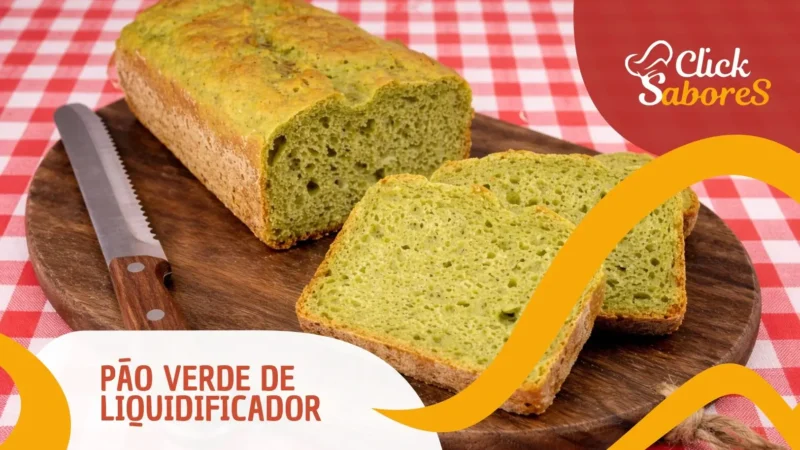 Pão Verde de Liquidificador