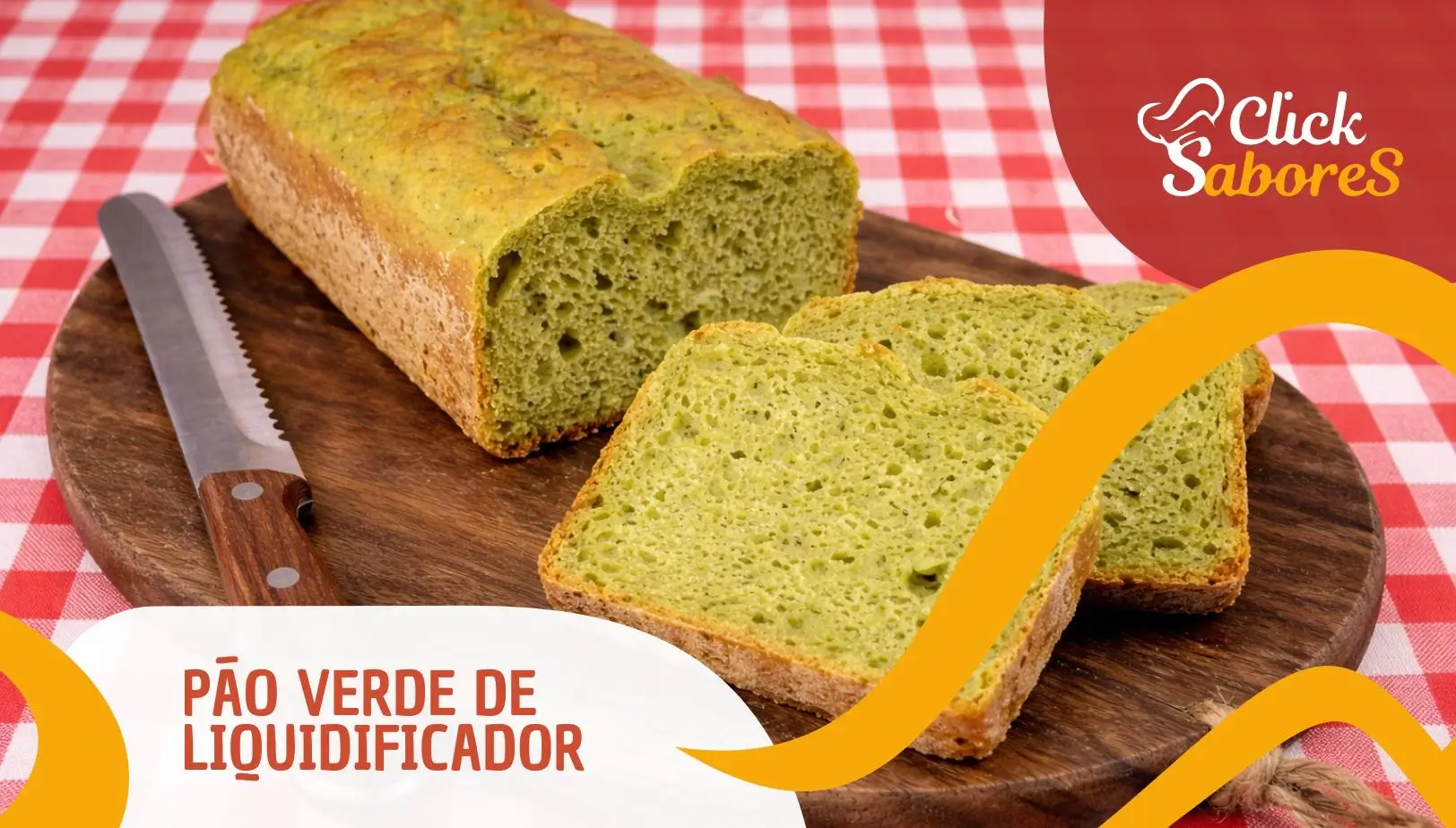 Pão Verde de Liquidificador