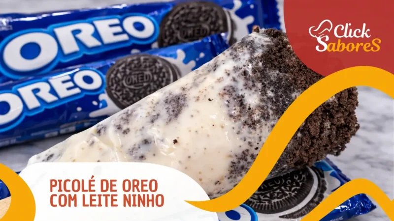 Picolé de Oreo com Leite Ninho